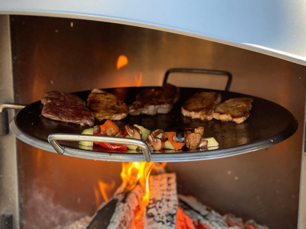 Steakpfanne für Gartenkamin